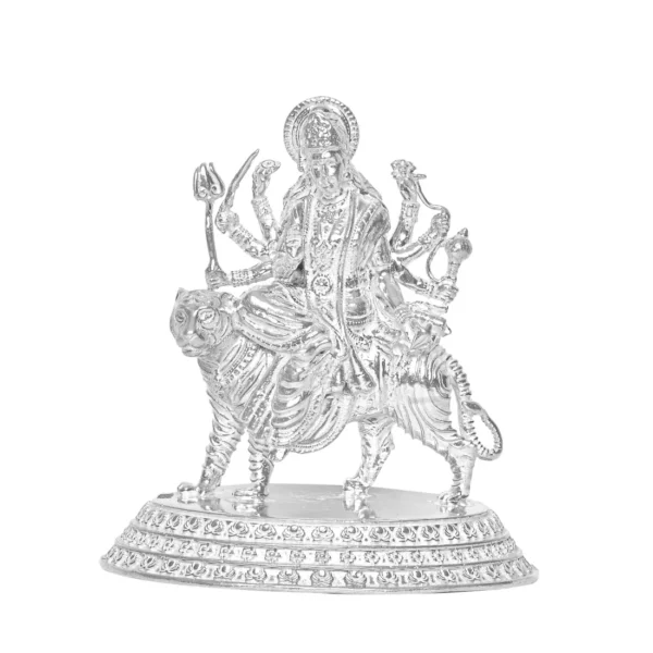 925 Pure Silver Durga Mata Ji Idol